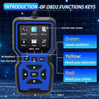 OBD2 Scanner Diagnostic Tool - Check Engine Light Code Reader, Reset Function, Data Stream, I/M Readiness, Full Features, Modes