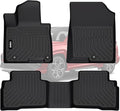 VIWIK 2022-2025 Hyundai Tucson Floor Mats Hybrid, All-Weather Protection, Custom Fit for 1st & 2nd Row, TPE, Non-Slip, Easy to Clean, Waterproof, Durable