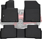 VIWIK 2022-2025 Hyundai Tucson Floor Mats Hybrid, All-Weather Protection, Custom Fit for 1st & 2nd Row, TPE, Non-Slip, Easy to Clean, Waterproof, Durable