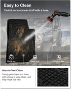 KIWI MASTER Floor Mats for 2014-2018 Jeep Wrangler JK 4-Door, OEM Replacement 82213860, Custom Fit All Weather Car Mats, Heavy Duty TPE Floor Liners, Front & Rear 2 Row, Black