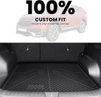 LASFIT Cargo Mat for Honda CR-V 2017-2022 (EX-L/EX/Touring/LX/Special Edition), All Weather Custom Fit TPE Trunk Mat Trunk Liner Cargo Liner Cargo Tray in Lower Position, Black (Not for Hybrid)