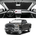 Custom Fit Windshield Sun Shade for RAM 2500 3500 2010-2026, Blocks UV & Heat, Front Window Sunshade Accessories, Easy Fold & Store Keep Your Car Cooler