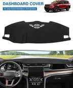 FIILINES Dash Cover for Jeep Grand Cherokee L 2021-2025(Not Fit Jeep Grand Cherokee), Dashboard Mat Cover Sunshade Nonslip Me