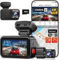 REDTIGER ViewClear 70 4K+2.5K Dash Cam Front and Rear, 8MP STARVIS 2 IMX678 x Noctura™ Sensor, Dual HDR Hyper Night Clarity, 