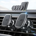 LISEN 2 Pack Magnetic Phone Holder for Your Car Magnet for Phone Car Mount Vent 6 Military Magnets Vent Cell Phone Holder Mount for Car Plate Fit All, Gifts for Women Men, Car Accessories