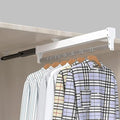 Pull Out Clothes Rail Extendable Pull Out Closet Rod - Wardrobe Pull-Out Trousers Rack, Extendable Closet Rod, Pull Out Cloth