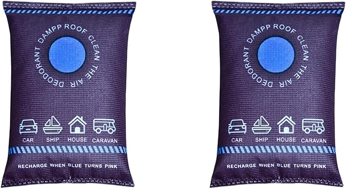 1/2/4/6/8 PCS Reusable Dehumidifier Bags - Portable Car Interior Window Moisture Absorber, Condensation Prevention Tool for