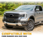 Front License Plate Frame Compatible with Ford Ranger 2024 2025 2026(Exclude Raptor), Bumper License Frame Holder Mounting Br