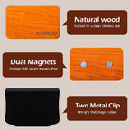 Car Air Freshener- Original Wood Air Freshener-Car Odor Eliminator for Visor Clip-Long Lasting Scent, Vehicle Scent Diffuser 
