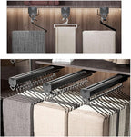 Home Closet Rods for Hanging Clothes Pull Out Clothes Rail,Extendable Clothes Rail,Clothes Storage Hanger Rack,Suitable for W