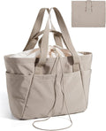 BAGSMART Reusable Grocery Bags, Large Beach Bag, Foldable Tote for Shopping Moving Holiday Travel Packing
