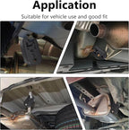 Exhaust Rubber Hanger, rubber muffler hangers. Rubber Insulator Bushing Mount, rubber exhaust mounts with 4 Holes 0.47 Inch, 