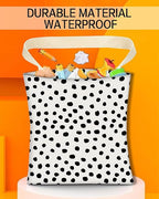 Car Garbage Can, Hanging Car Trash Can for Back Seat Organizer, Cute Polka Dots