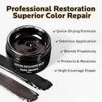 Brown Leather Recoloring Balm: Leather Color Restorer Conditioner, Leather Repair Kits for Vinyl Furniture Sofa Car Seats Sho