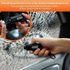 2-in-1 Window Glass Breaker Seatbelt Cutter, 2-Pack Emergency Keychain Car Escape Survival Tool, Safehammer for Land/Underwat
