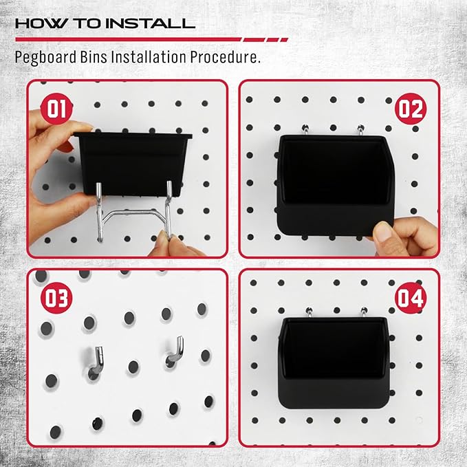 Ultimate 121-Piece Pegboard Hooks Set, Pegboard Accessories with Metal Hooks, Durable Peg Board Organizer Accessories, Pegboa