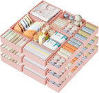 DIMJ Drawer Organizer Clothes 26 Pack - Foldable Baby Organizers and Storage Dresser Organizer for Bedroom, Closet Nursery Or