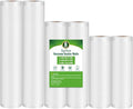 Syntus Vacuum Sealer Bags, 6 Pack 11" x 10' and 8" x 10' and 6" x 10' Commercial Grade BPA Free Bag Rolls, Food Vac Bags for 