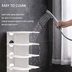 6-Tier Narrow Shoe Rack for Small Entryways, Space-Saving Adjustable Stackable Shelves, Free Standing Shoe Organizer for Clos