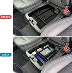 Center Console Organizer Tray for 2019-2025 2026 Chevy Silverado/GMC Sierra 1500 & 2020-2026 Silverado/Sierra 2500HD 3500HD, Armrest Box Storage Tray (Split-Bench Folding Seat ONLY)-2PCS