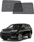 Car Window Shades for Honda Pilot(2016-2022), 2-Pack Rear Window Sun Shades for Baby – Breathable Mesh, UV & Heat Blocker, Privacy Protection for Camping, Travel, Sleep & Nursing