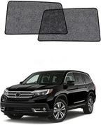 Car Window Shades for Honda Pilot(2016-2022), 2-Pack Rear Window Sun Shades for Baby – Breathable Mesh, UV & Heat Blocker, Privacy Protection for Camping, Travel, Sleep & Nursing