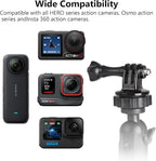 HSU Car Suction Cup Mount for GoPro/Insta 360/DJI Osmo Action Camera, Car Window Holder with 1/4-20 Ball Joint Thread, Perfect for Boats Vehicle Windshield & Window