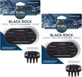 Pureflow Cabin Filter Air Freshener with Odor Eliminator - Fits on Most Car, Truck, and SUV Cabin Air Filters - Black Rock (P