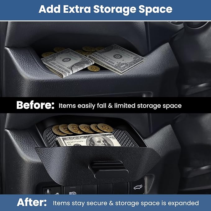 Upgraded Center Console Organizer Compatible with Toyota RAV4 2025 2024 2023 2022 2021 2020 2019 Interior Accessories, Drivers Side Cubby Drawer Organizer Storage Box
