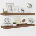 Fun Memories Floating Shelves 36 Inch Long, 9.3Inch Deep Floating Shelves for Wall, Extra Deeper & Thicker Wall Mounted Stora