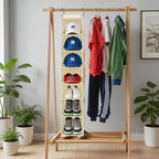 VERONLY Hanging Shoe Organizer for Closet with 8 Shelves,Mesh Pockets-Wider Hanging Shelves for Shoes,Clothes,Hats With Sturd