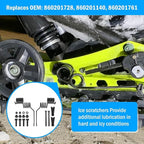 Spring Style Rail Mount Ice Scratcherss Compatible with Ski-Doo Summit 600 800R 850 2008-2020,Replace# 860201140, 860201761