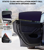 XCBYT Car Window Shades for Tesla Model Y 2020-2024 (Not for 2025 2026 Model Y Juniper) | Static Cling Rear Side Sun Shade, UV & Heat Blocking, Privacy Protection, Easy On & Off