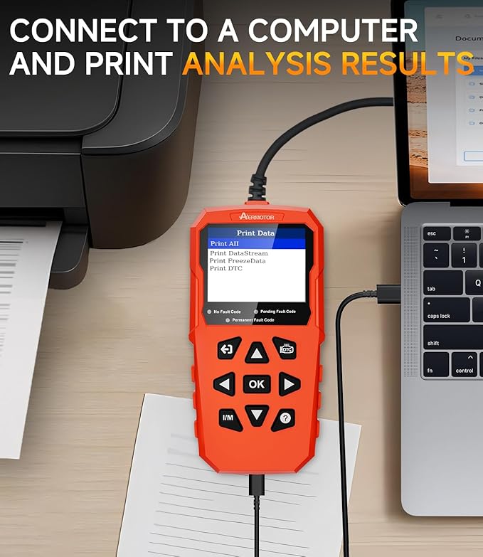 OBD2 Scanner,V880 Car Scanner Diagnostic Tool: Car Check Engine Code Reader with Reset,Live Data & Freeze Frame,Mode 6, Mode 8,