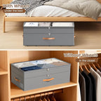 Under Bed Storage with Wheels, 2-Pack Underbed Storage Containers, No Assemble 11 inches 90L XXL Large Adjustable Storage Bin