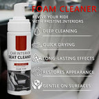 Interior Cleaner for Tesla White & Black Vegan Leather Seat Protectant Car Care Cleaning Kit Stain Remover Safe for Tesla Mod