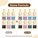 Premium Car Air Freshener, 6 Pack Deep Luxury Scent Essential Oil Diffuser, Long Lasting Fragrance Interior Decor Unisex,Hang