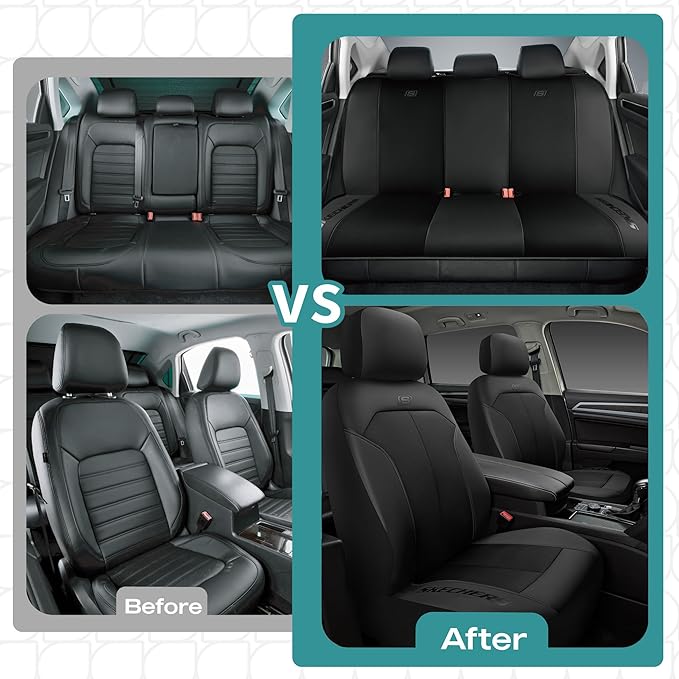 Skechers Car Seat Covers,GOGA Mat Oxford Cloth Seat Covers,Waterproof Car Seat Covers Full Sets,Automotive Universal Fit Seat