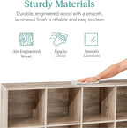Best Choice Products 8-Cube Storage Organizer, 13.5in Shelf Opening, Bookcase, Display Shelf, Customizable w/ 2 Removable Bac
