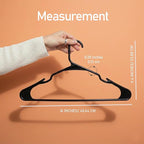 Utopia Home Plastic Hangers 100 Pack - Perfect Space Saving Clothes Hanger - Durable and Strong - Perfect Closet Organizers w