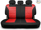 FH Group Automotive Car Seat Covers Rear Set Premium 3D Air Mesh Seat Covers, Airbag Compatible and Split Bench Cover Univers