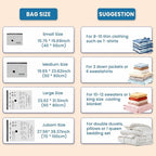 Space Saver Vacuum Storage Bags with Electric Pump, 18 PCS (6S,6M,4L,2J) Space Saver Vacuum Seal Bags for Clothing, Travel, B