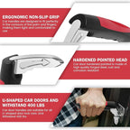 4 Pack Car Handle Assist for Elderly, Portable Auto Cane 3-in-1 Vehicle Support Handle with Anti-Slip Grip, Handicap Car Door