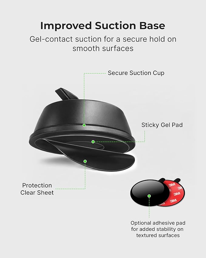 Magsafe Magnetic Phone Car Mount - Magnetic Cell Phone Holder for Car - Perfect for Magsafe Compatible Device (iPhone 14/15/16/17 and Smartphone) - Gift Accessories for Car - Gooseneck