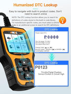 ANCEL AD410 Enhanced OBD2 Scanner, Vehicle Code Reader for Check Engine Light, Automotive OBD II Scanner Fault Diagnosis,