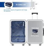 Grand Fusion Stow-N-Go Packing Organizer for Luggage, Portable Hanging Travel Shelves, Carry-On Closet, Hanging Packing Cubes