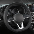 West Llama Customized Auto Car Steering Wheel Cover for Nissan,D Shaped Steering Wheel Cover for Rogue,Altima,Kicks (D-Shaped