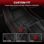 LASFIT Floor Mats 2021-2026 & Only 7 Seats (Not for 8/9 Seats) for Chevrolet Chevy Tahoe/GMC Yukon (Only Yukon, Not Fit Yukon XL) /Cadillac Escalade (Only Escalade, Not Fit Escalade ESV)