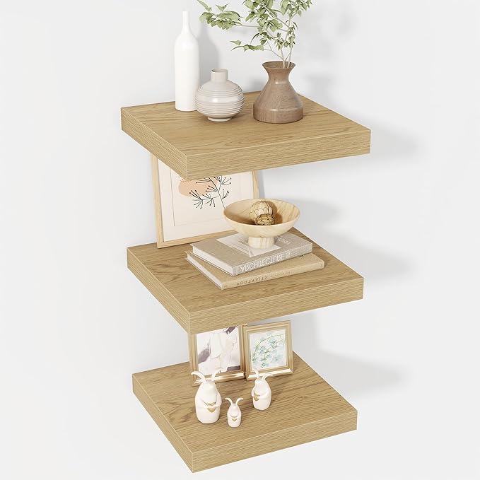 12 Inch Floating Shelves, 12" Deep Floating Shelf Wall Mounted, 12" Wall Shelves, Rustic Deep Bookshelf, Extra Deeper Display