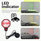 LED Garage Parking Aid Adjustable,Dual Power Garage Parking Sensor with LED Red/Yellow/Green Display,Portable Garages Car Sto